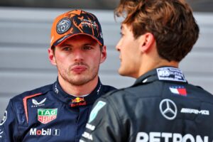 Así la rivalidad entre Max Verstappen y George Russell 