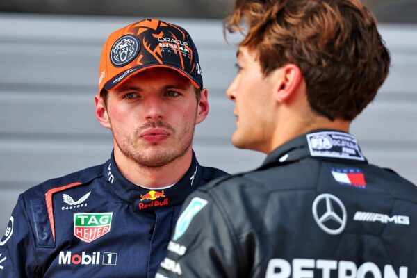 Así la rivalidad entre Max Verstappen y George Russell 