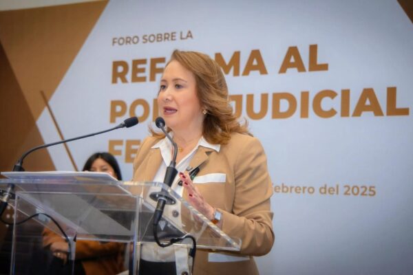 Ministra Yasmín Esquivel en su visita Mexicali y Tijuana: habla de las fases de la elección judicial