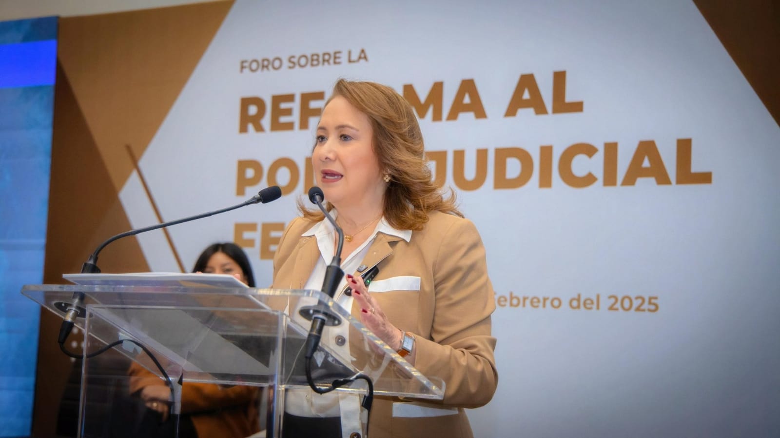 Ministra Yasmín Esquivel en su visita Mexicali y Tijuana: habla de las fases de la elección judicial