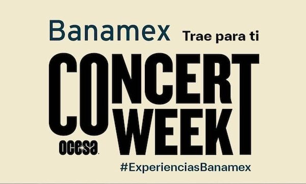 ¿Qué es el Concert Week?: boletos al 2 x 1