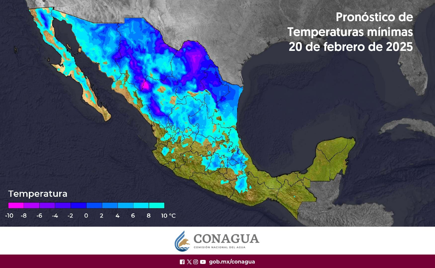 Frente frío 28: aguanieve y temperaturas de hasta -15°