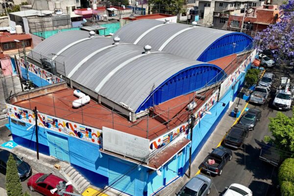 El Gobierno de Coyoacán da mantenimiento al Mercado de la Medusa