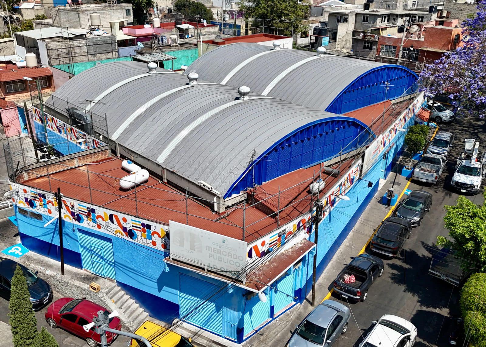 El Gobierno de Coyoacán da mantenimiento al Mercado de la Medusa