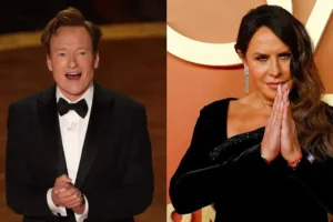 (Video) Conan O’Brien hace un chiste acerca de Karla Sofía Gascón frente a ella