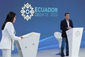 Debate presidencial Ecuador 2025