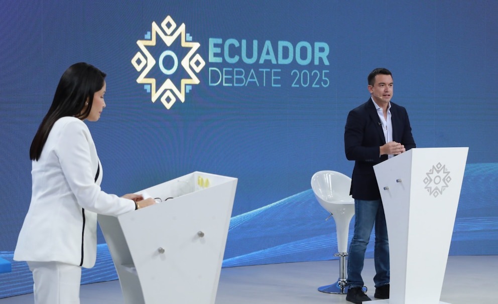 Debate presidencial Ecuador 2025