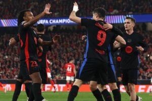 Barcelona arrasa con marcador global 4-1 sobre Benfica, les hizo falta Di María