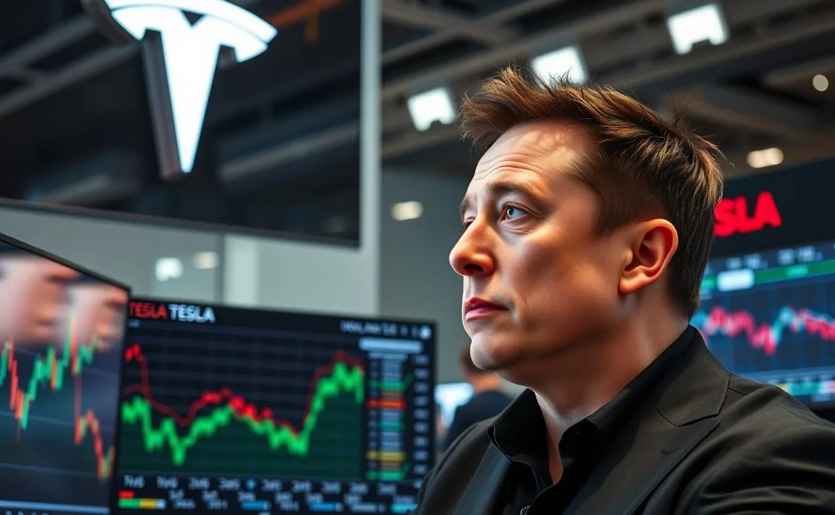 Acciones de Tesla en picada, caen más del 12 % en menos de 24h