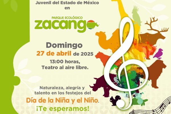 Celebra Parque Ecológico Zacango a la niñez mexiquense con presentación especial de la Orquesta Filarmónica Infantil y Juvenil