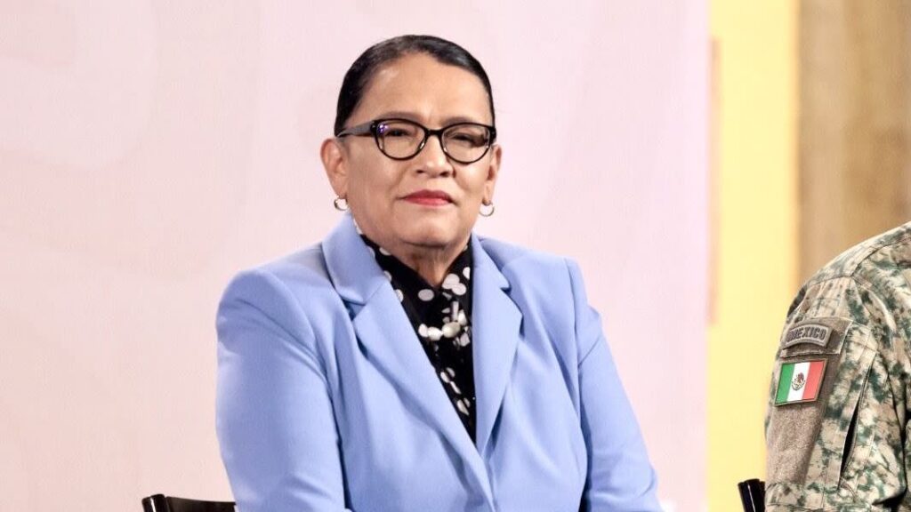 Rosa Icela Rodríguez en Funeral del Papa Francisco