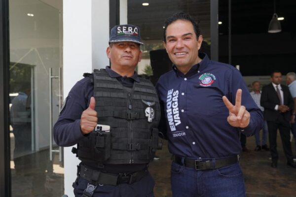 Enrique Vargas respalda la seguridad en Huixquilucan