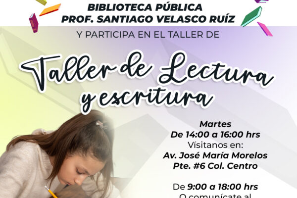 Ayuntamiento de Atlacomulco impulsa el desarrollo cultural con talleres en la Biblioteca Pública