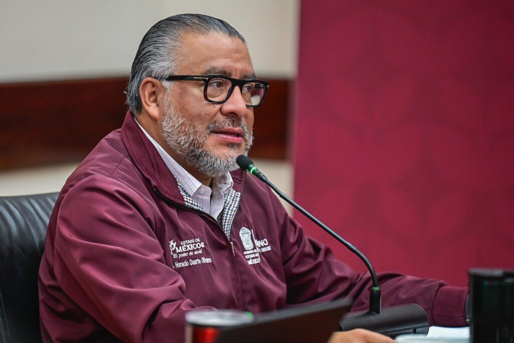 Horacio Duarte fortalece coordinación por la seguridad en Edoméx