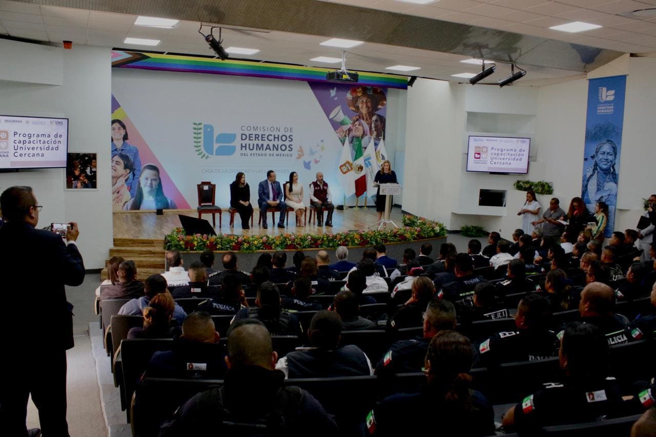 INICIAN CODHEM Y SSEM PROGRAMA DE CAPACITACIÓN “UNIVERSIDAD CERCANA” DIRIGIDO A CUERPOS DE SEGURIDAD MUNICIPALE