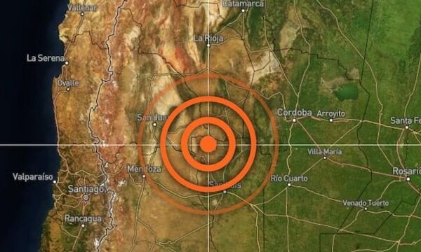 VIDEOS | Argentina: sismo de 5.9 sacude La Rioja y Córdoba Argentina: sismo 5.9 Rioja