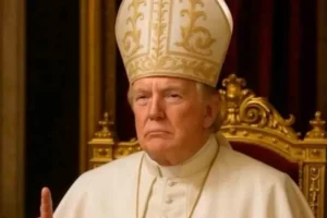 Trump Papa: imagen viral desata críticas religiosas