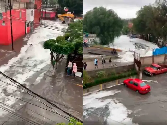 desborde presa Naucalpan