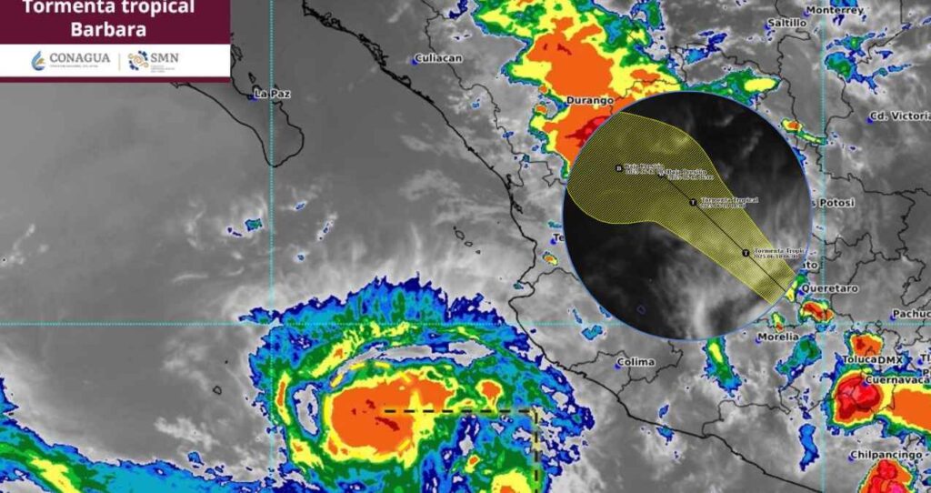 México Tormenta Barbara