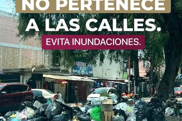 Tlalnepantla lanza llamado contra la basura en calles