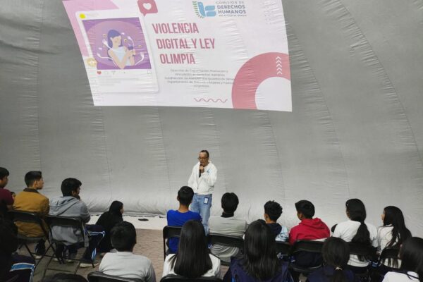 RECORRE CODHEM EDOMEX CON DOMO DE LOS DERECHOS HUMANOS Y PARTICIPA EN MESAS DE COORDINACIÓN PARA CULTURA DE PAZ