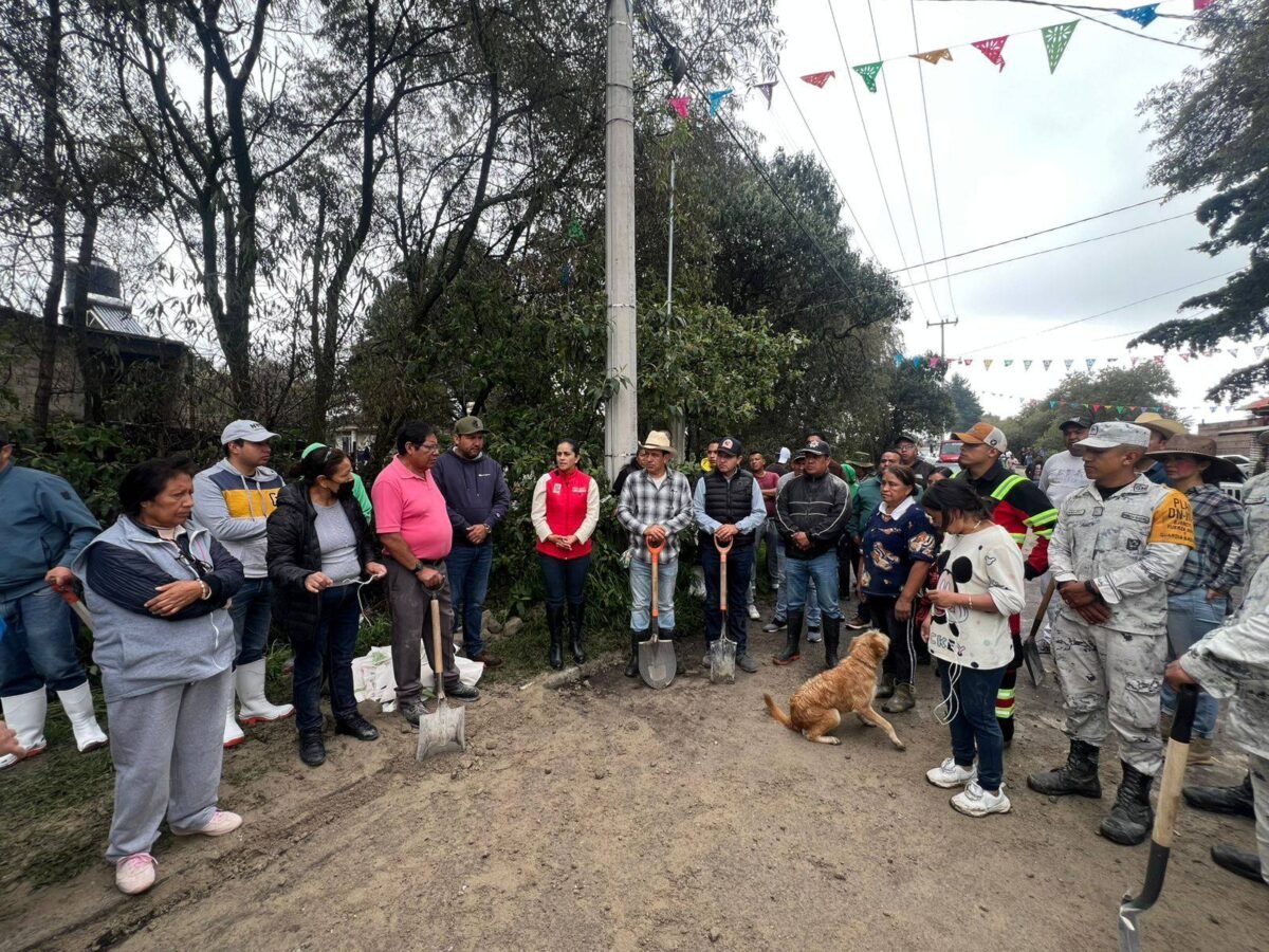Otzolotepec avanza con acciones de infraestructura en beneficio de la ciudadanía