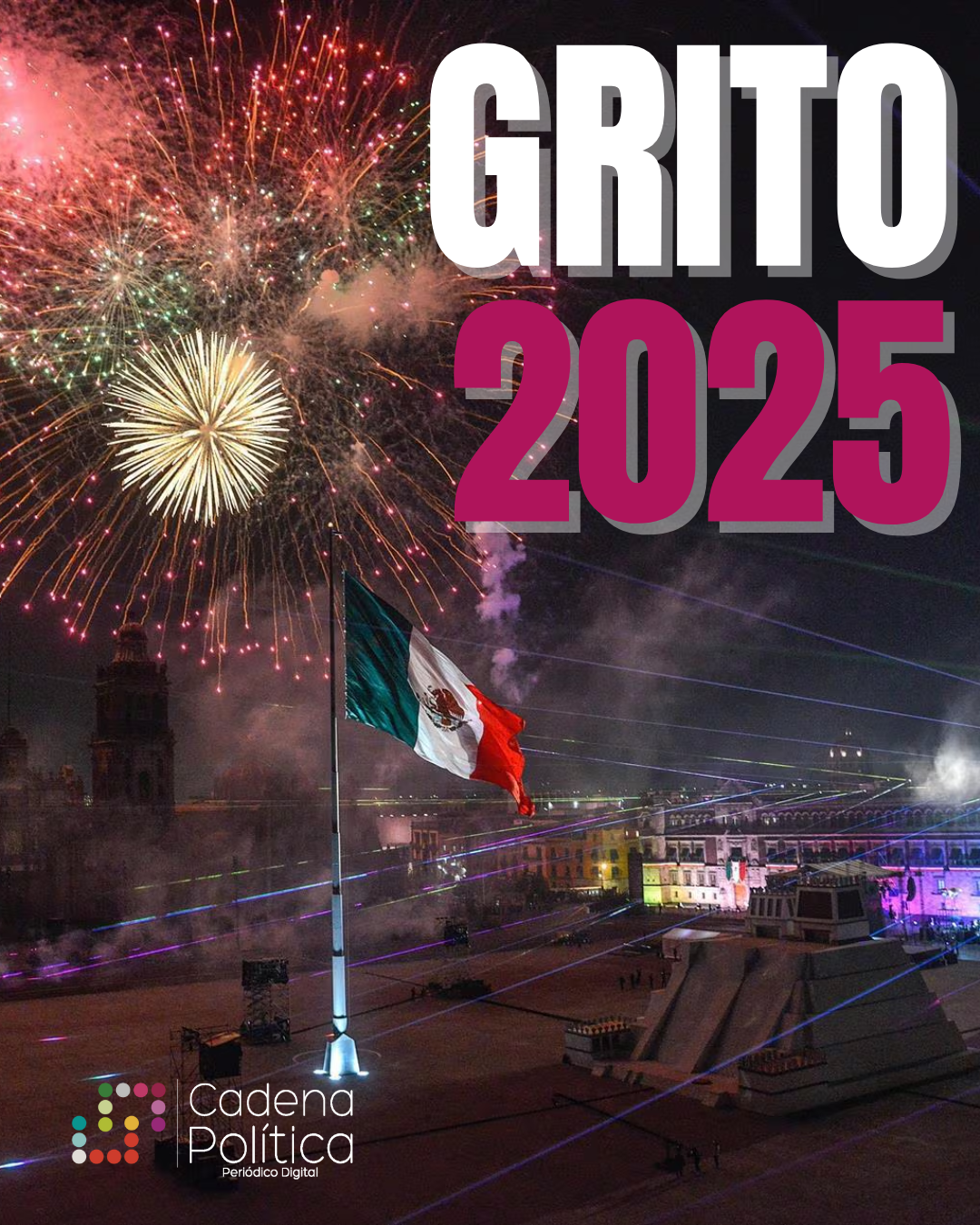 Grito de Independencia 2025 en el Zócalo