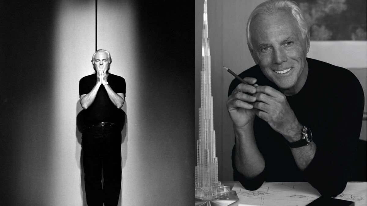 Diseñadores Giorgio Armani fallecimiento
