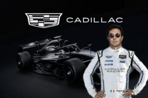 Checo Pérez choca Cadillac