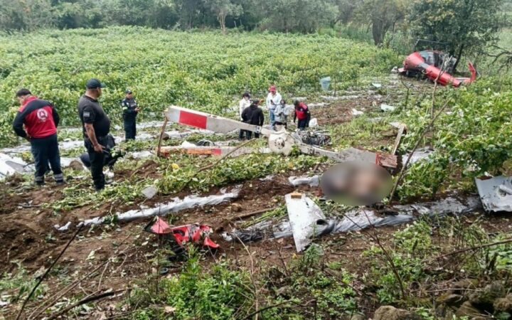 Accidente helicóptero oriente Edoméx