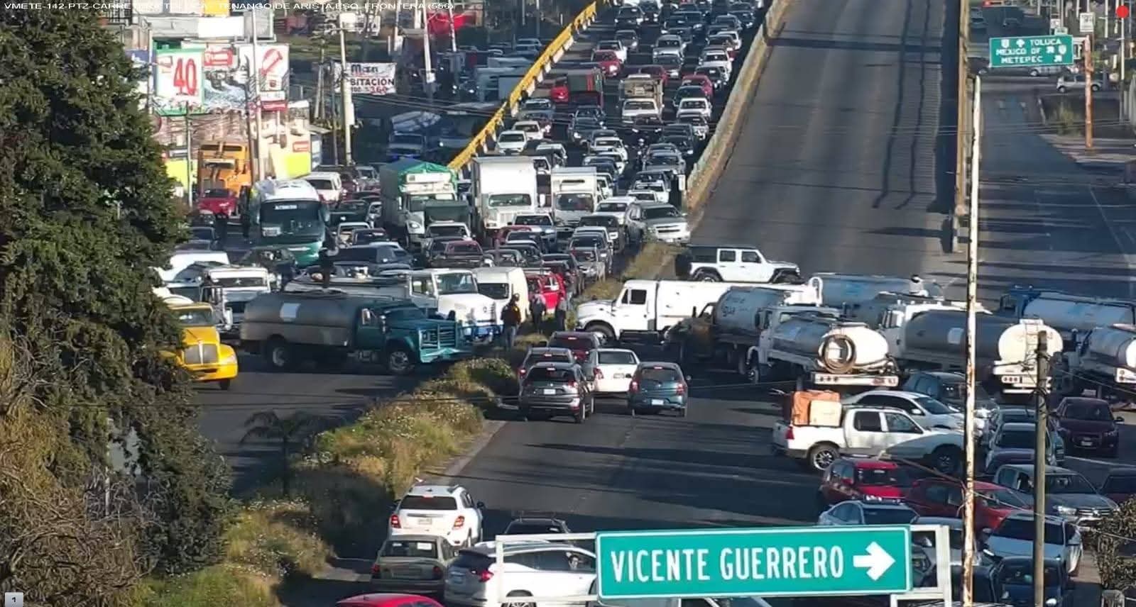 bloqueos piperos Toluca Edoméx