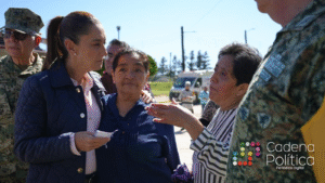 Sheinbaum supervisa daños lluvias