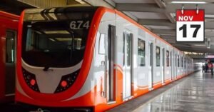 Horarios Metro 17 noviembre