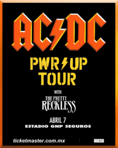 AC/DC vuelve a México con su gira “Power Up Tour 2026”