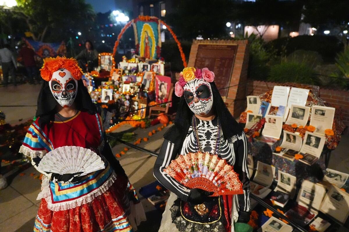 Mexicanos Día de Muertos