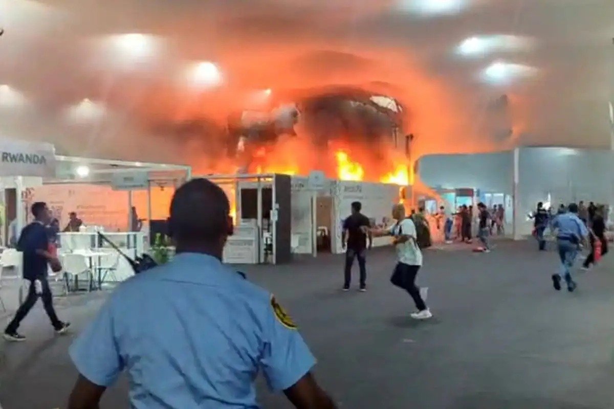 Brasil: Incendio evacuar COP30