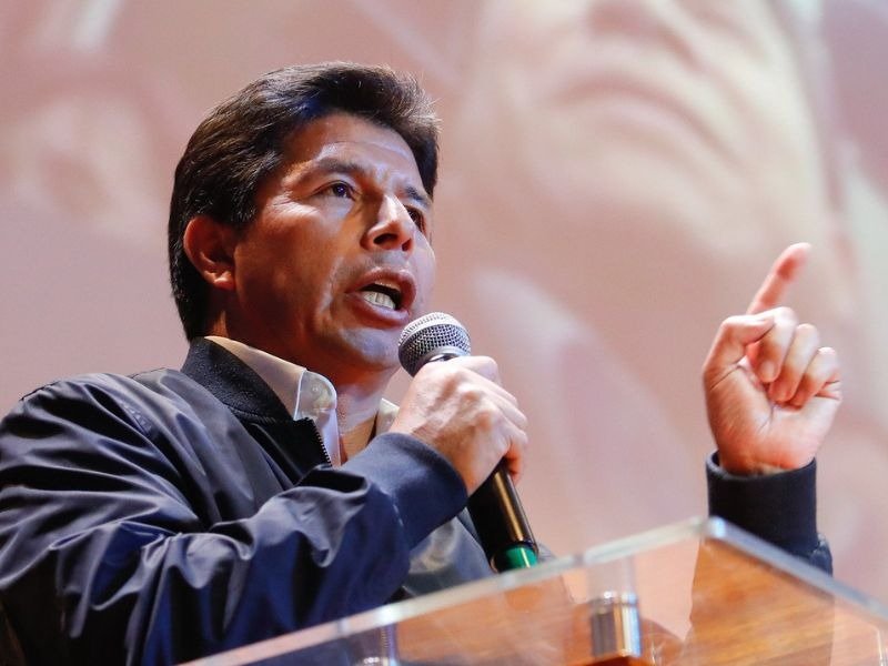 Pedro Castillo Perú condenado