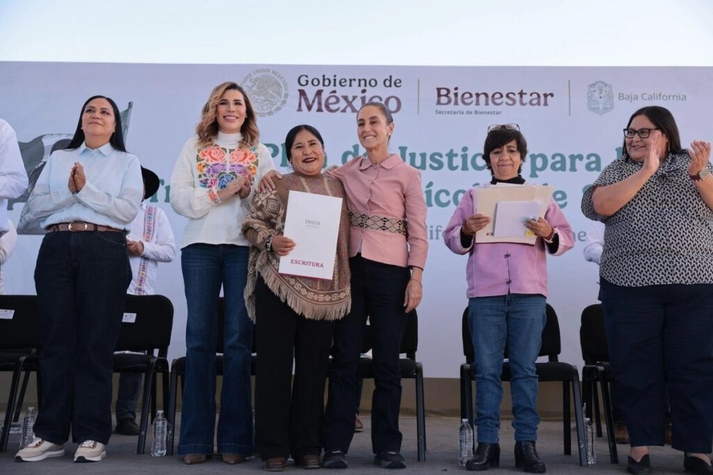 Sheinbaum certificado laboral agroexportaciones