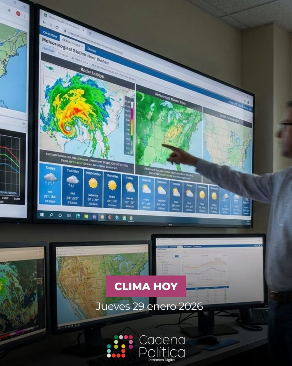 Clima hoy 29 enero