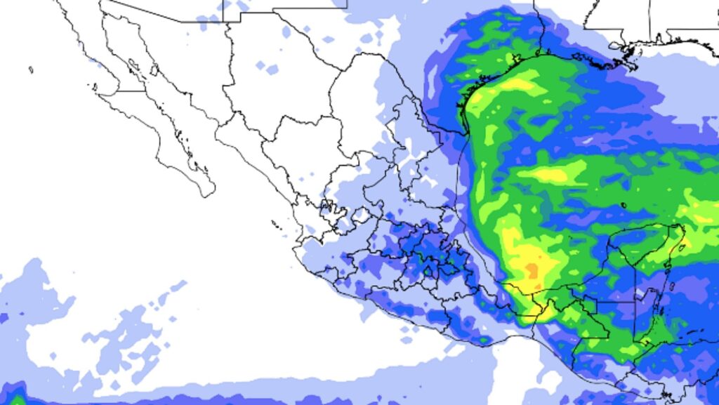 Frente frío 29 lluvias