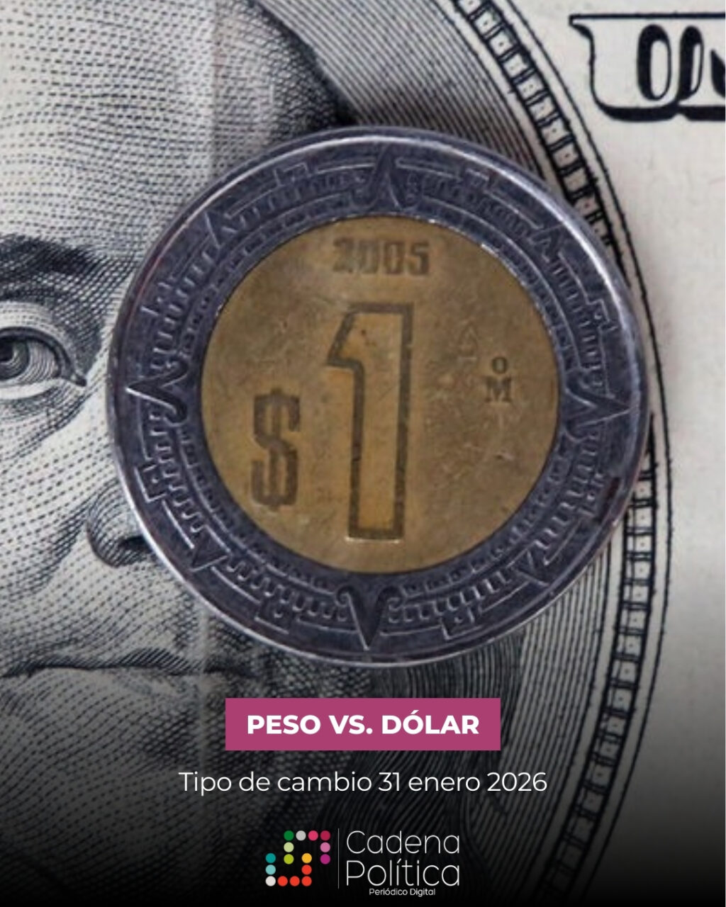 Peso dólar 31 enero