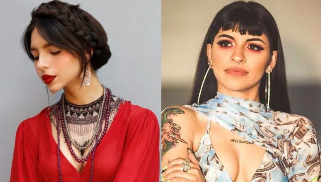 Cazzu y Ángela Aguilar