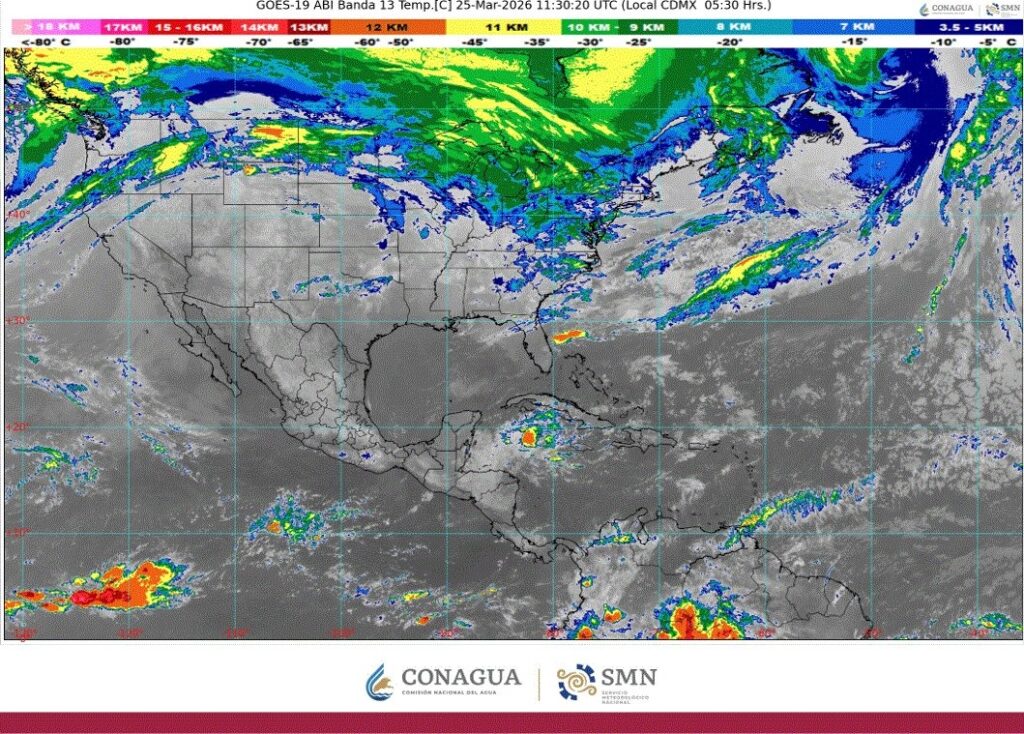 Clima hoy 25 marzo