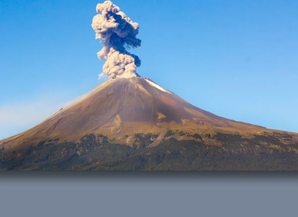 Popocatépetl 13 exhalaciones
