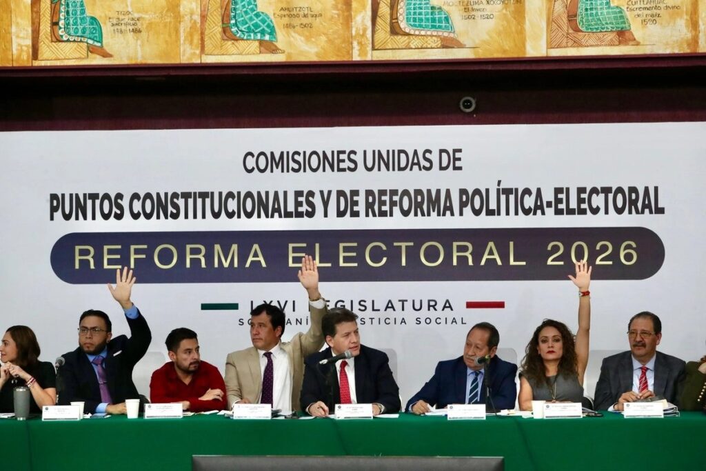 Reforma electoral avanza comisiones