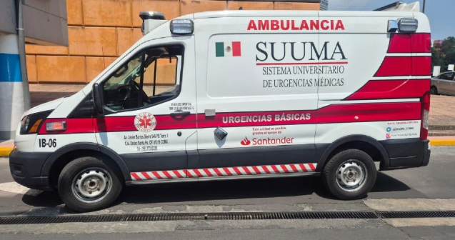 caída en centro comercial Santa Fe