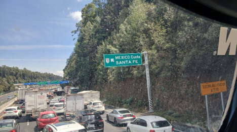 protesta caseta México-Toluca