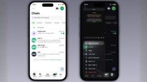 WhatsApp Liquid Glass