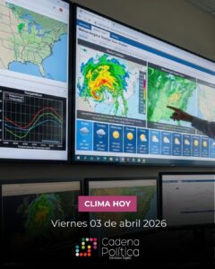 Clima Hoy 03 de abril 2026