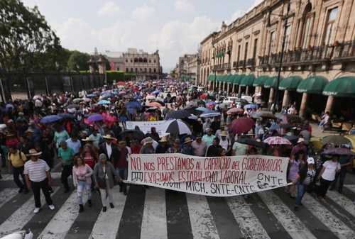 Huelga universidad Michoacana